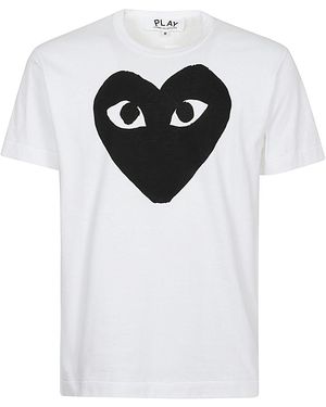 COMME DES GARÇONS PLAY Comme Des Garcons Baumwoll-T-Shirt - Schwarz