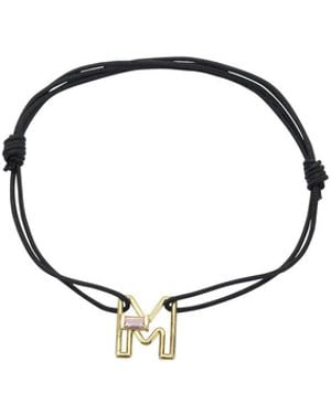 Aliita "Letra M" Bracelet - Metallic