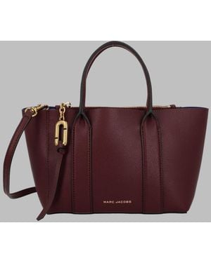 Marc Jacobs Work Mini Leather Tote Handbag - Purple