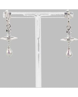 Vivienne Westwood Mini Earrings - White