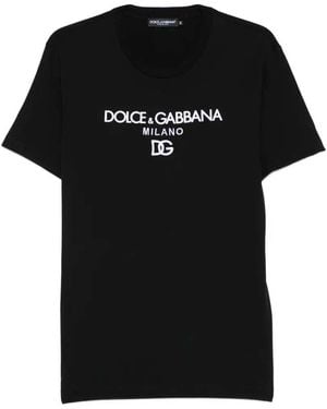 Dolce & Gabbana Logo T Shirt - Black