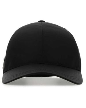 Prada Re Nylon Baseball Cap - Black