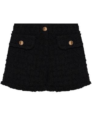 Versace Tweed Shorts - Black