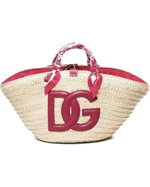 Dolce & Gabbana Kendra Azulejos Fucsia Bag - Rosa