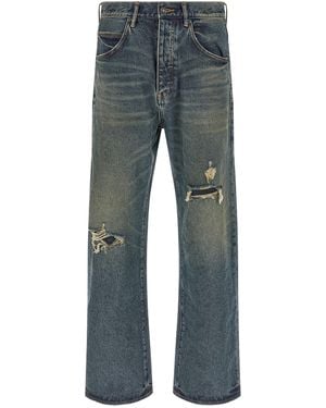 Purple 'P018 9 To 5' Jeans - Blue