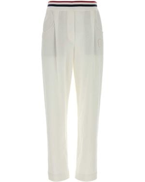 Brunello Cucinelli White Cotton Blend sweatpants