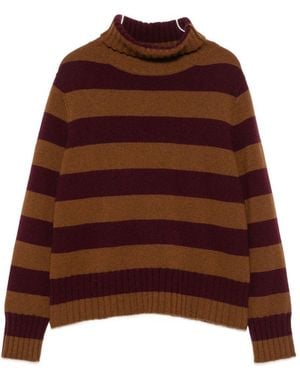 Be You Cashmere Turtle-Neck Sweater - Brown