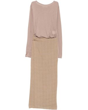 Our Legacy Twisted Dress - Natural