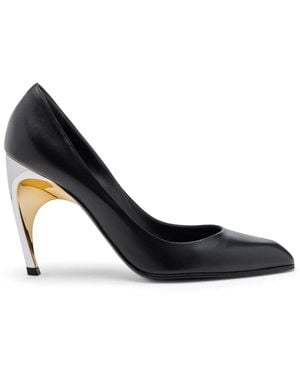McQueen Armadillo Pumps 95Mm - Schwarz