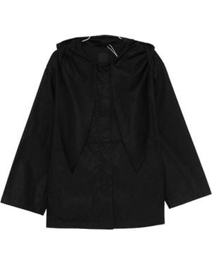 TOTEME Cotton Scarfed Blouson Jacket - Black