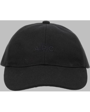 A.P.C. Baseball Cap Charlie - Black