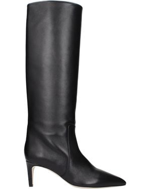 Paris Texas Boots Leather - Black