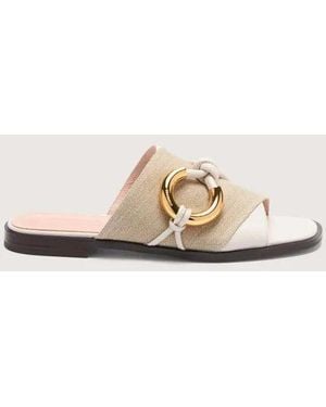 Coccinelle Carmy Canvas Bicolor - Natur