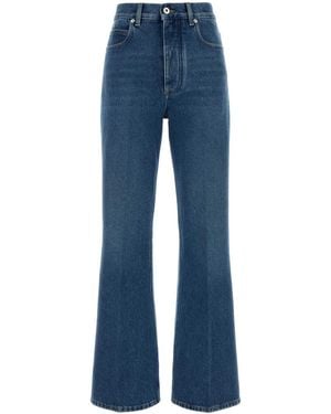 Bottega Veneta Flared Mid Rise Jeans - Blue