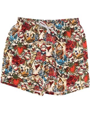 Mc2 Saint Barth Gustavia Korte Trunks - Rood