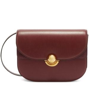 Furla Rote Umklapp-Top-Schultertasche - Lila