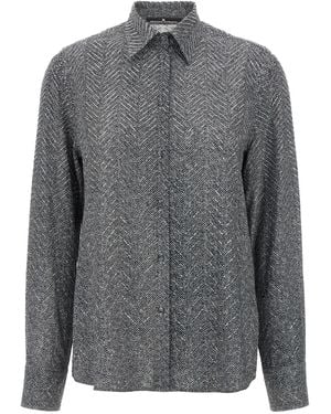 Ermanno Scervino Strass -Hemd - Grau