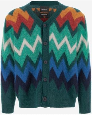 Howlin' Wool Jumper With Geometric Pattern - Green