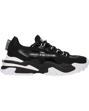 Versace Jeans Couture Trainers Couture Uomo Tessuto Nero - Black