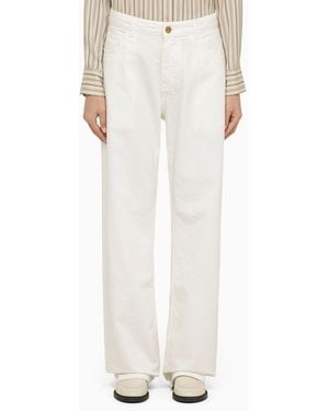 Etro Denim Baggy Jeans - White
