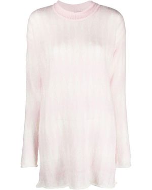 Rus Langer Pullover - Weiß
