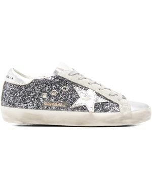 Golden Goose Sneakers mit Sternmotiv - Weiß