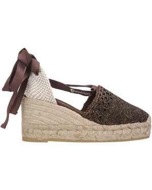 Espadrilles Sandalen braun