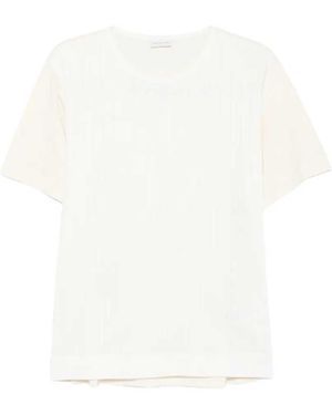 Dries Van Noten Geperforeerd T-shirt - Wit