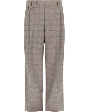 Drole de Monsieur Trousers "Large À Carreaux" - Grey