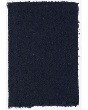 Faliero Sarti Altea Wool Blend Scrage Met Pailletten - Blauw