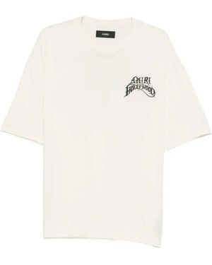 Amiri Hollywood Lichtgewicht Skate T-shirt - Wit