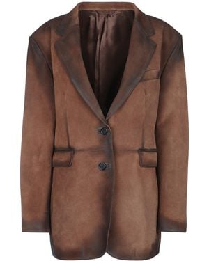 Acne Studios Rw Wn Leat000003 - Brown