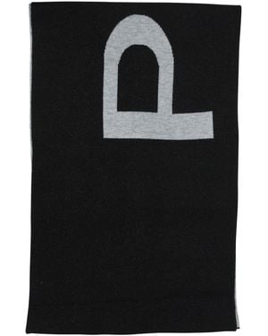 Pinko Wool Blend Scarf - Black