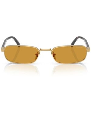 Prada Zonnebril Prb54 S 5 Ak50 P Goud/donker Honing, Unisex - Geel
