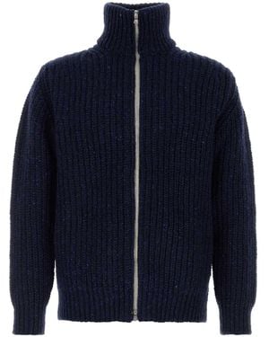 Howlin' Navy Blue Wool losens Strickjacke - Blau