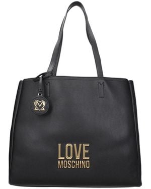Love Moschino Damens Umhängetaschen Polyurethan Schwarz