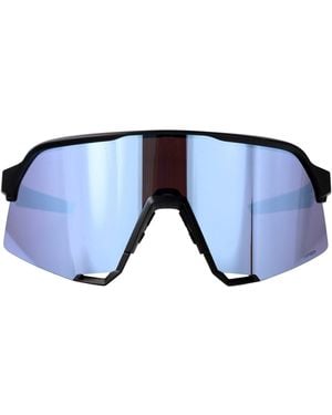 100% Matte Polycarbonate Sunglasses - Blue