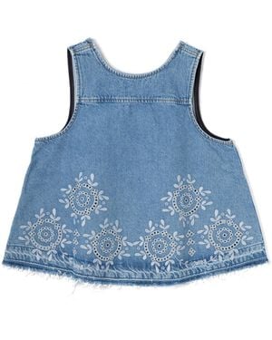 Ganni Top - Blau