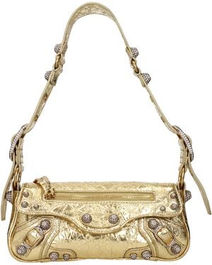 Balenciaga Shoulder Bags Headscarves Leather - Metallic
