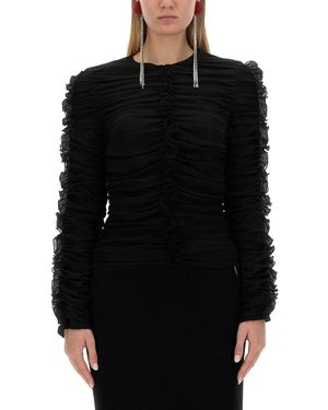 Magda Butrym Tops With Ruches - Black