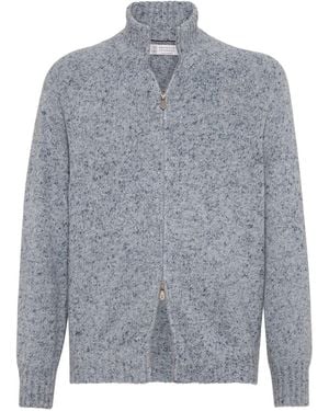 Brunello Cucinelli Cardigan Aus Kaschmir - Grau