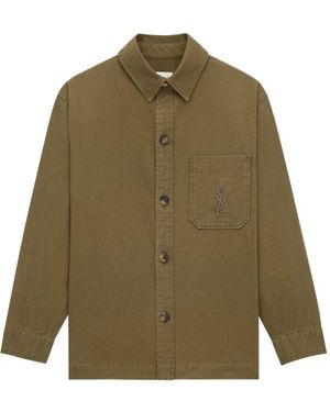 Saint Laurent Cotton -overschot - Groen
