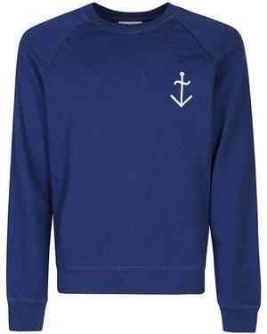 La Paz Logo Organic Cotton Sweatshirt - Blue