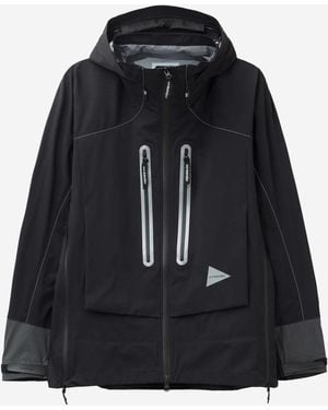 and wander Pertex Shield Nylon Jacket - Black