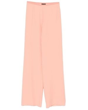 Emporio Armani Straight-Leg Trousers - Pink