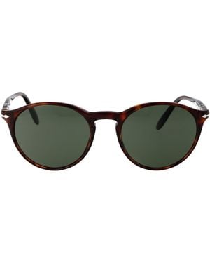 Persol Round Sunglasses 0 Po3092 Sm 901531 - Green