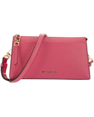 Michael Kors Empire Lederen Schoudertas - Roze