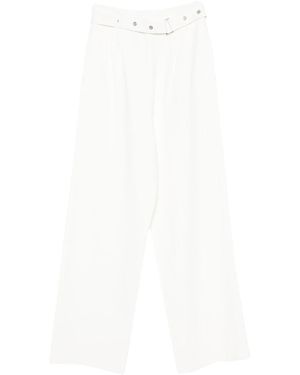 Mrz Pantaloni A Gamba Larga - Bianco