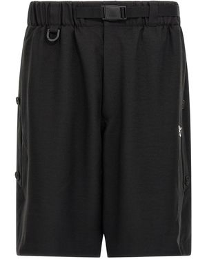 Y-3 Logo Bermuda Shorts - Schwarz