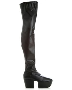 Prada Over-Knee Boots - Negro
